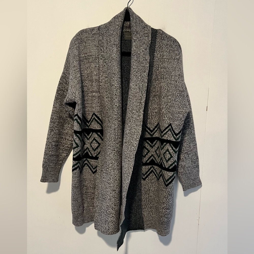 Sunday in Brooklyn Open Cardigan Sweater Heavy T45*